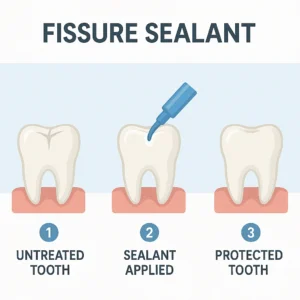 اهمیت استفاده از فیشور سیلانت در پیشگیری- کبالت