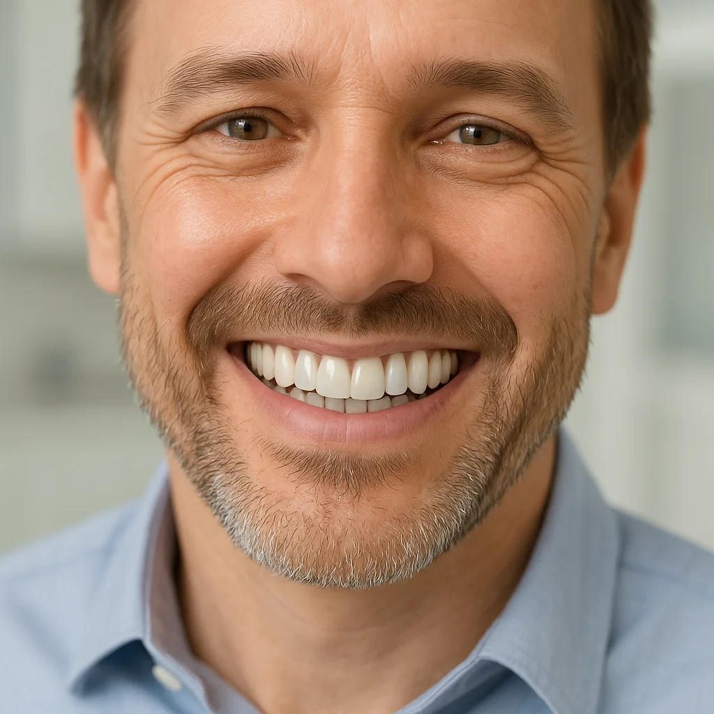 لبخند طبیعی پس از نصب تاج و پل سرامیکی | کبالت