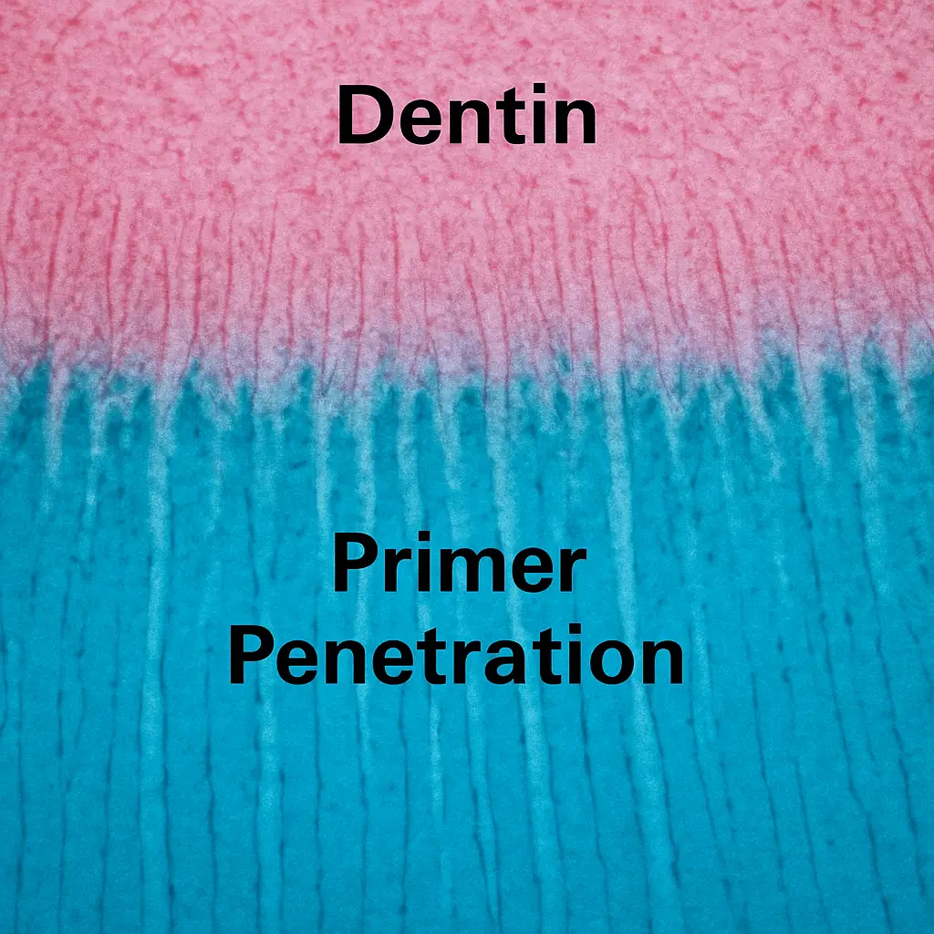 نفوذ پرایمر در لایه عاج در باندینگ دندانی  | کبالت