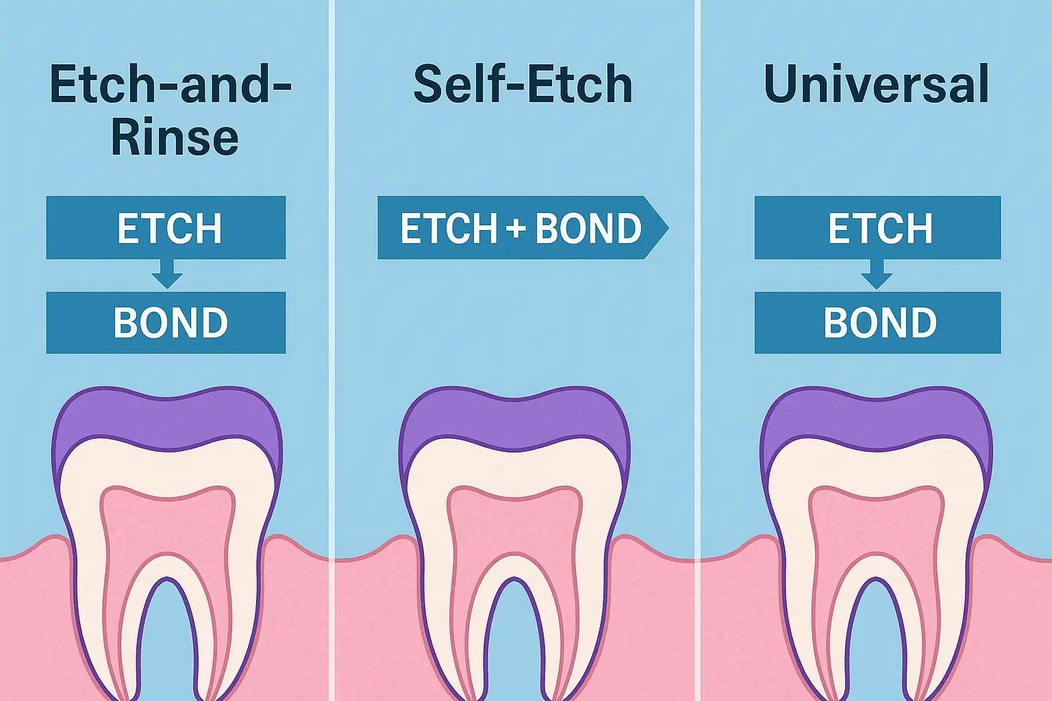 مقایسه سیستم‌های باندینگ دندانی و ویژگی‌ها | کبالت