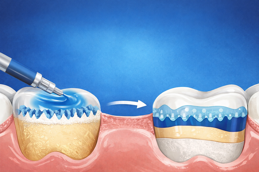 بررسی اثر رنگ و ویسکوزیته اسید اچ جامبو بر دقت اجرای ترمیم‌ها